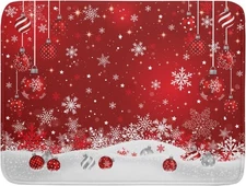 Giwawa Xmas Balls Dish Drying Mat for Kitchen 18x24inch, 