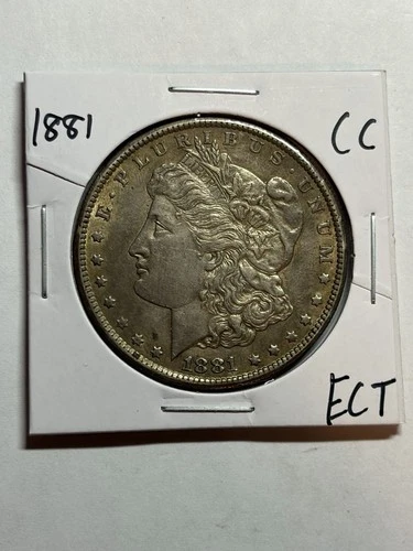 1881-CC Morgan Silver Dollar UNC Details Key Date