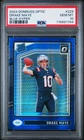 2024 PANINI DONRUSS OPTIC BLUE HYPER #229 DRAKE MAYE ROOKIE RC PSA 10