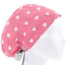 Scrub hat, scrub caps for women, valentines scrub cap, heart surgical cap, nurse