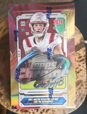 1x PACK From TOPPS COSMIC CHROME FOOTBALL HOBBY BOX  (4 Cards)