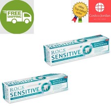 2 Pack X R.O.C.S Sensitive Repair Whitening Toothpaste 94g