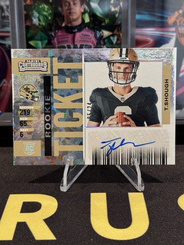 Tyler Shough #25 2025 Panini Select Contenders Rookie Ticket card