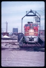 Santa Fe #66 2250-hp Alco PA 2 passenger at San Diego 35mm Slide (6199)
