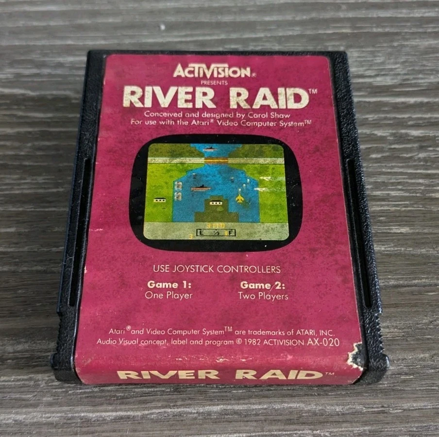 River Raid II Sur Cartouche Atari 2600 – Le Classique Arcade D'Activision