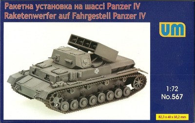 UniModel 1/72 Raketenwerfer auf Fahrgestell Pz Kpfw IV