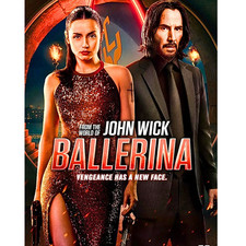 John Wick: Ballerina   Custom Fan DVD Edition  Action Thriller  Eng Subs
