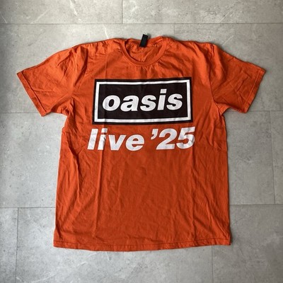 oasis 2025 tour gallagher britpop rock band tee size xl