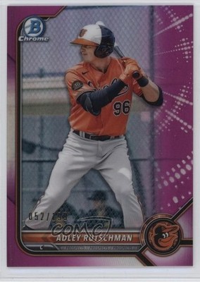 2022 Bowman Chrome Prospects Fuchsia Refractor /199 Adley Rutschman #BCP-29 2f6