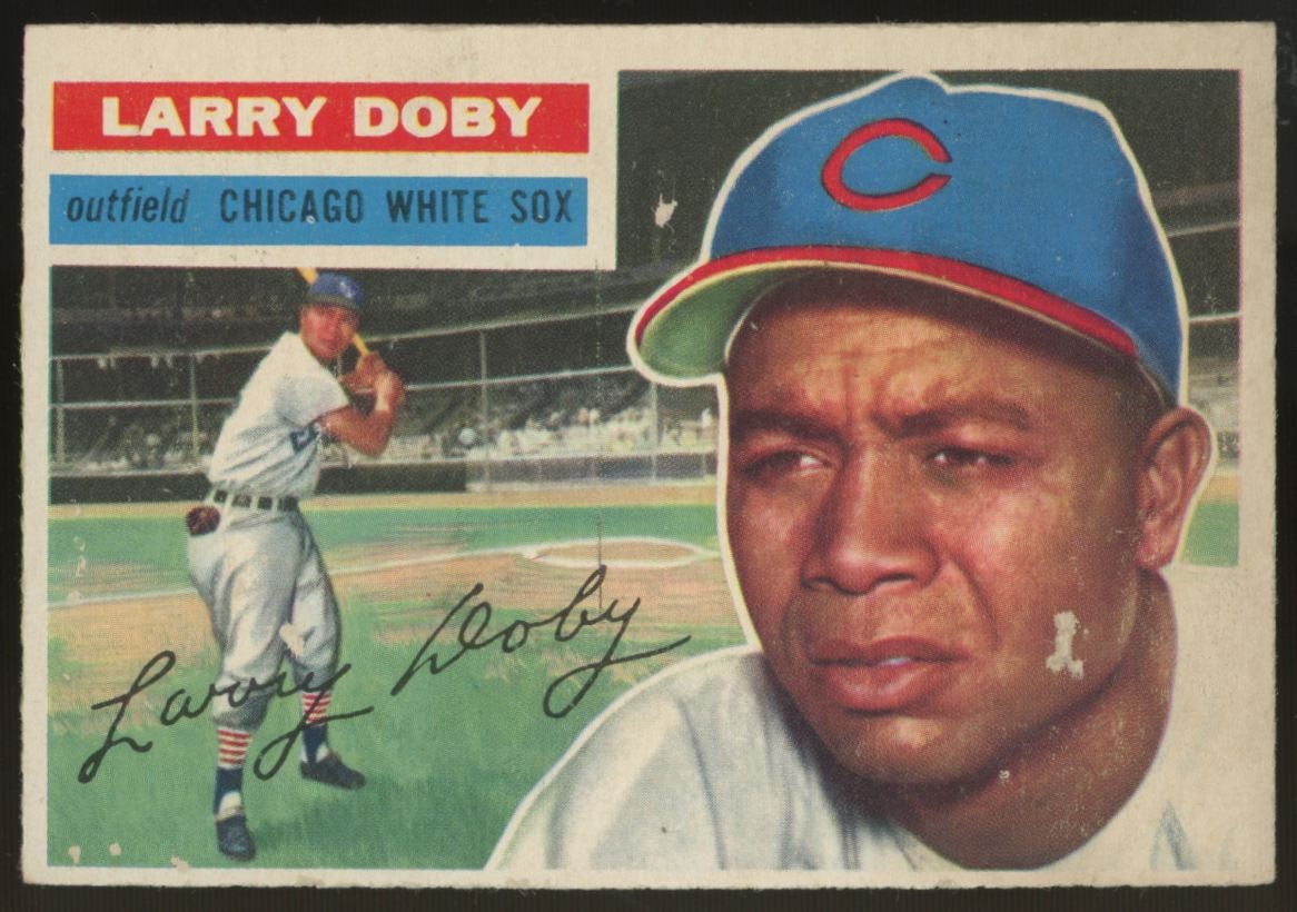 1956 Topps Larry Doby #250 G/VG (Back)