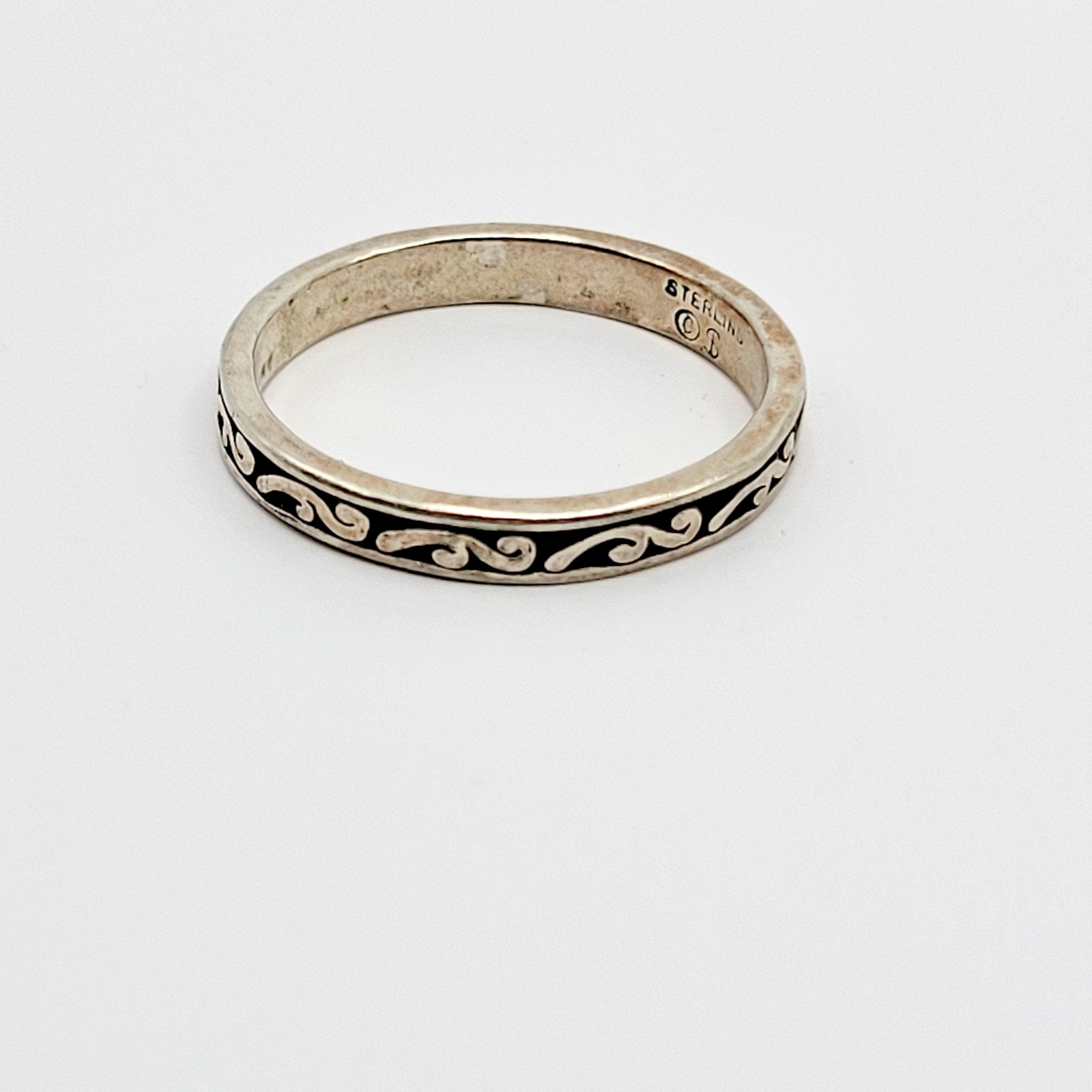 Shube Sterling Silver Scrolled Stackable Band Rin… - image 5