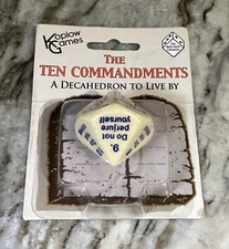 NOS Koplow Games Ten Commandments Dice-2010