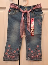 Bongo Girls Medium Stone Washed Jeans Size 5 Embellished NWT