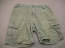 Carhartt Size 40 Mens Gray 100 Cotton Zip Fly Pocket Durable Utility Shorts 348