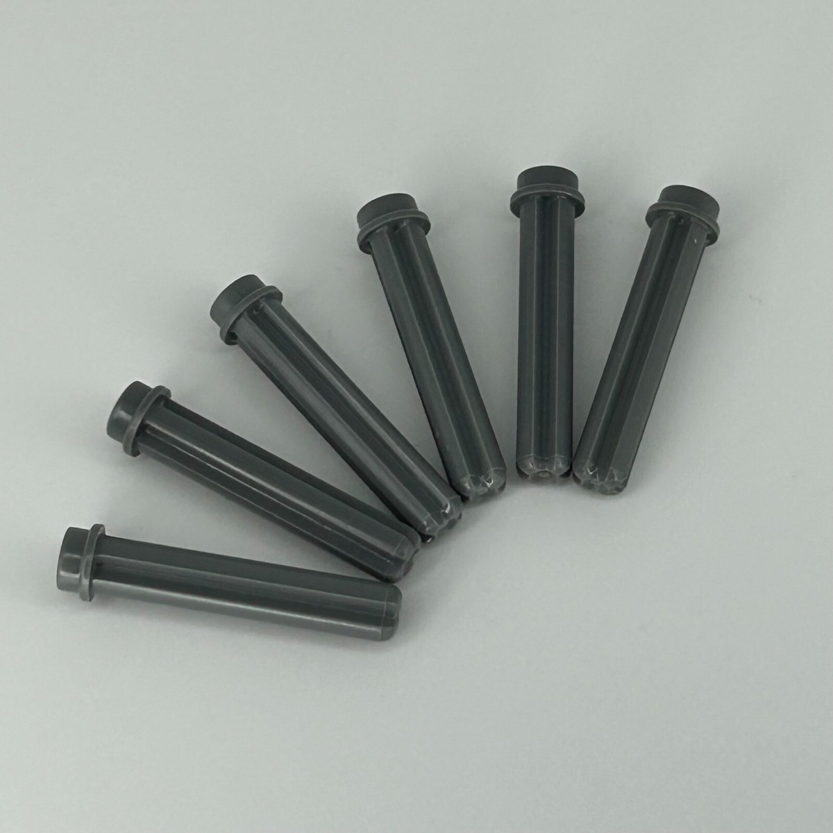 LEGO Part 6587 (6pcs) Dark Bluish Gray Technic Axle Size 3L LEGO Part 6587 (6pcs) Dark Bluish Gray Technic Axle Size 3L