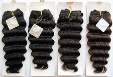 12" Wavy Human Hair Extensions - 100g Weft - Tangle Free