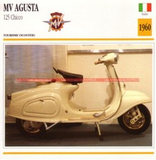 MV AGUSTA 125 Chicco 1960 : Fiche Moto #001700