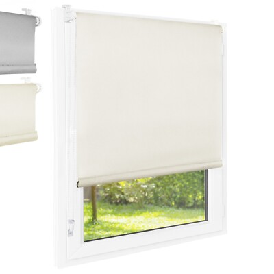 Rollo Klemmfix Verdunklungsrollo Thermo ohne Bohren Klemmrollo Fensterrollo