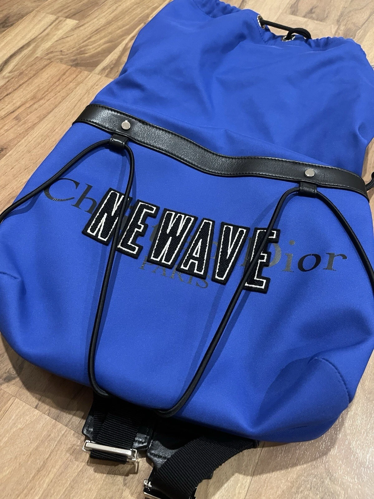 Dior Homme 2017 Newave backpack New By Kris Van Assche Blue