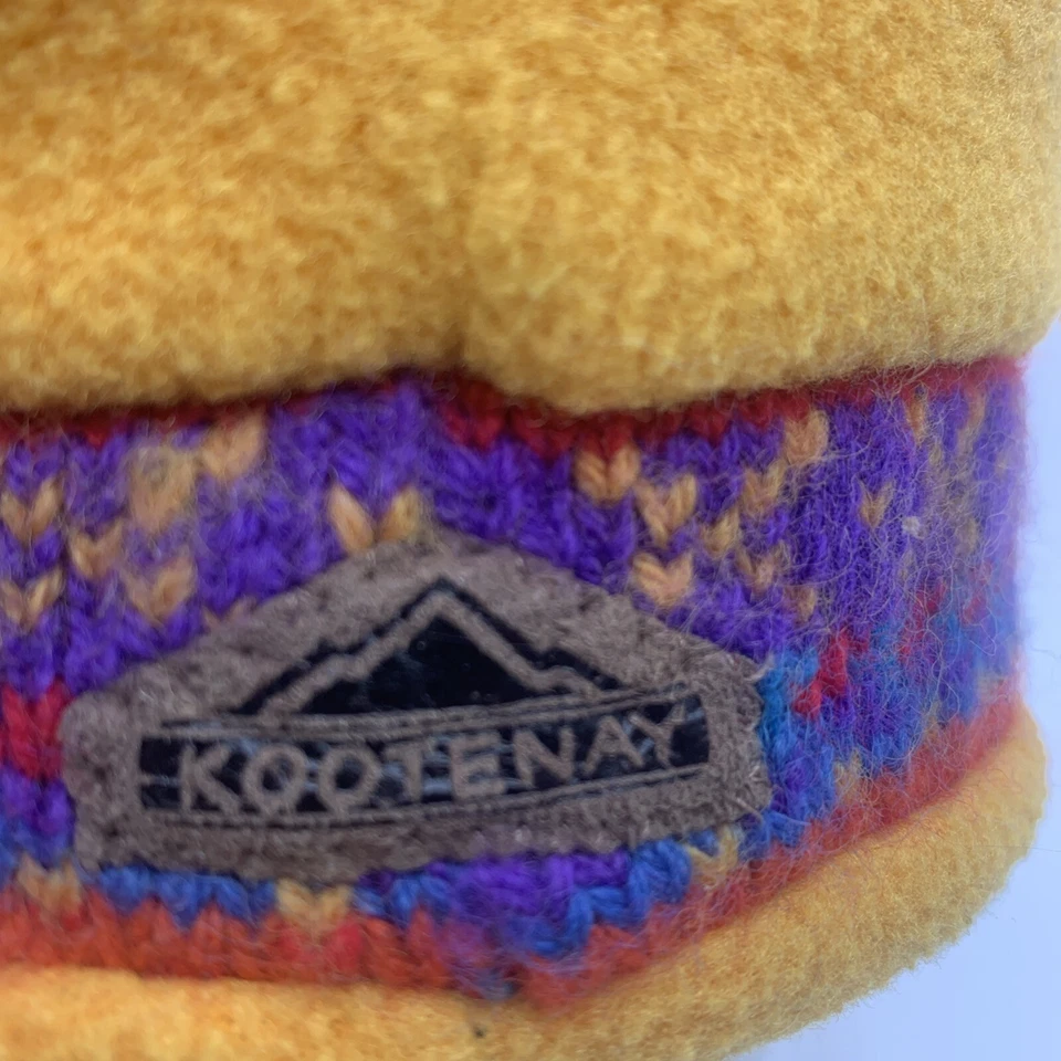 Gorro vintage Kootenay para mujer polar pastillero gorra amarilla Foto 2 de 4