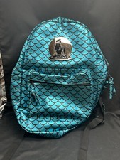Blue Iridescent Mermaid Scale Little Mermaid Backpack Teal Flaws Disney