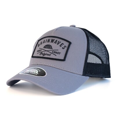 Brain Waves Tim Trucker Cap,  charcoal black Neu