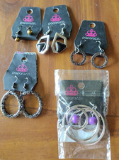 Paparazzi Dangle Earrings New Lot Of 5