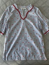 Vineyard Vines Girl  s Blouse/Swim Cover-size Large 14 