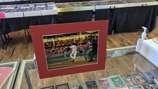 Marty Barrett Boston Red Sox Signed 8x10 Personal Photo Matted W/Our COA READ 