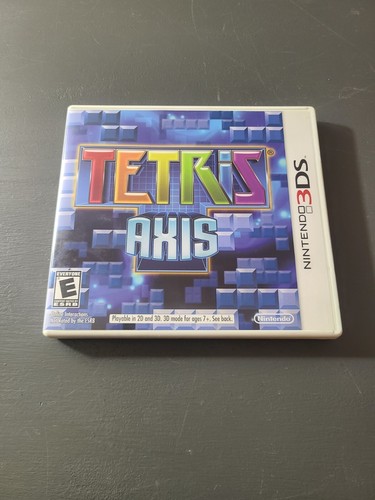Tetris: Axis (Nintendo 3DS, 2011) CIB Complete