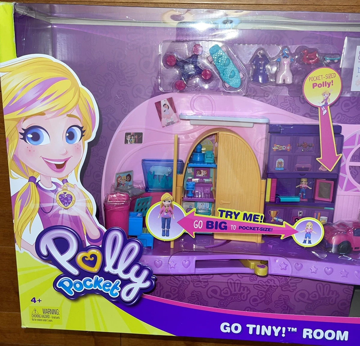 Polly pocket go sale tiny room set