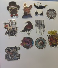 11pcs Skateboard Stickers Vinyl Laptop Luggage meme Animals Sticker Lot cool