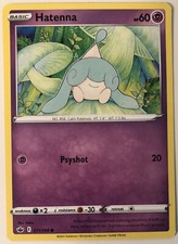 Pokemon - Biglietto singolo HATENNA Reverse Holo 071/198 CHILLING REIGN