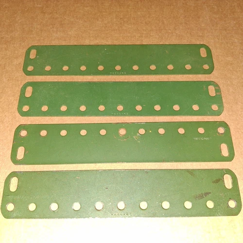 4 X #M103 PRE WAR(SINGLE"MECCANO"STAMPED)MECHANISED ARMY 5.5" FLAT GIRDER