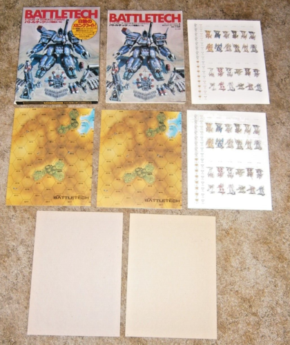 FASA Japanese Battletech **100% Complete, unpunched, with all dividers** - Picture 2 of 16