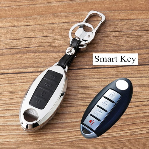 Metal 4 Button Key Case Bag Box Cover For Nissan Murano Altima Teana Rogue Note - Picture 3 of 7