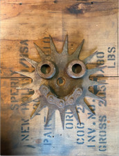 Man in The Sun DIY Art Project - Scrap Art Salvaged Materials