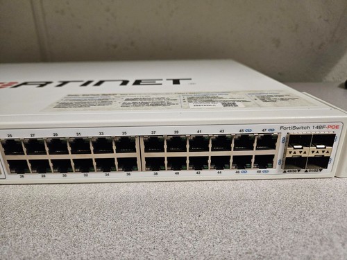 Fortinet FortiSwitch 148F-POE Network Switch - Picture 3 of 4