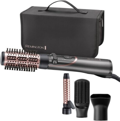 Remington Curl & Straight AS8606 Rotierende Heißluftbürste mit Ionen und Zubehör