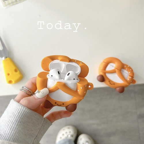 Cute Lye Bread For Apple Airpods Pro 1 2 3 4 Headphone Case - Picture 13 of 16