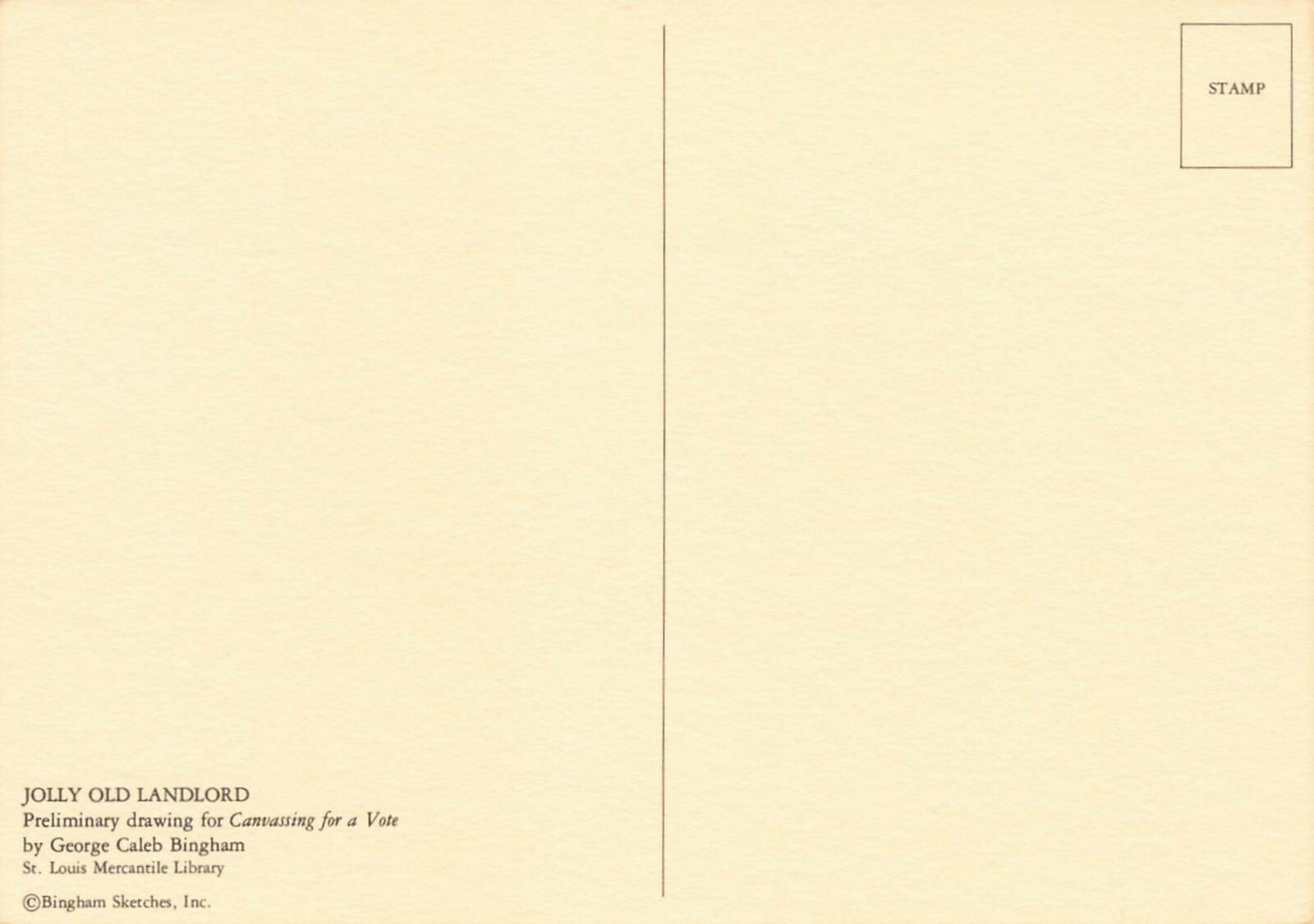 Jolly Old Landlord, St. Louis, Missouri Mercantile Library Continental