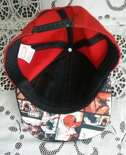 🎯Marvel DD Dare Devil Peak Baseball Cap Hat Adjustable one size - Picture 2 of 7