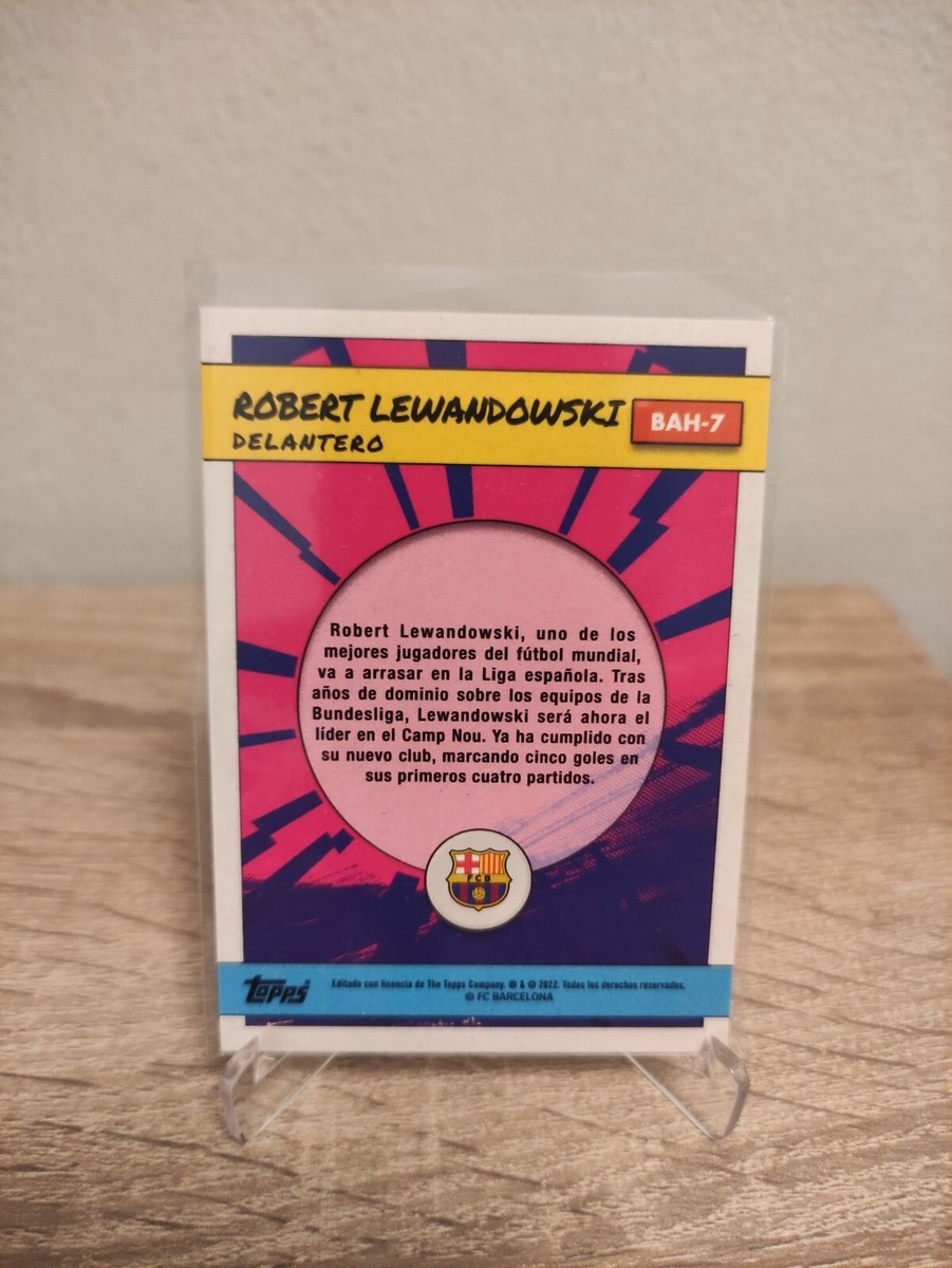 Robert Lewandowski - Topps Barcelona Fan Set 22/23 - BAH-7 | eBay