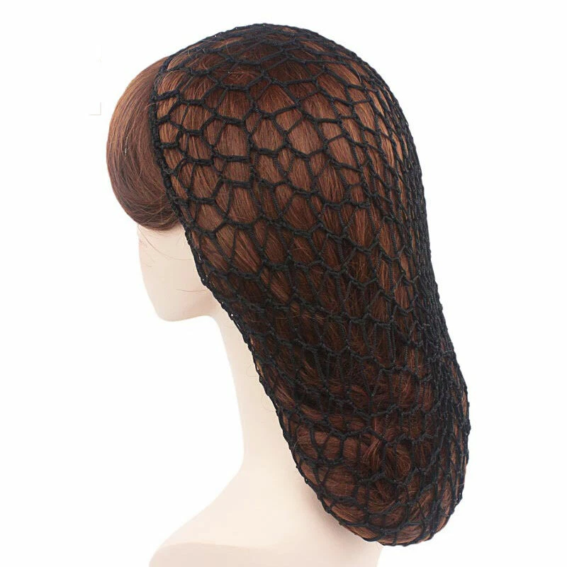 Red de malla para el cabello para mujeres Gorra de ganchillo Snood Dormir Noche Cubierta Sombrero Turbante Red para el cabello Foto 4 de 4