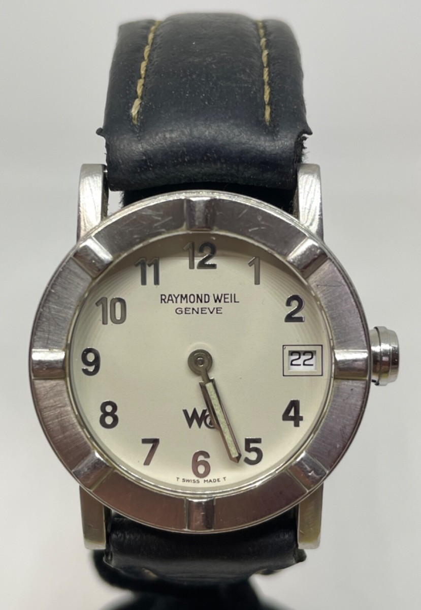 RAYMOND WEIL GENEVE WRISTWATCH Swiss Sapphire Crystal Runs