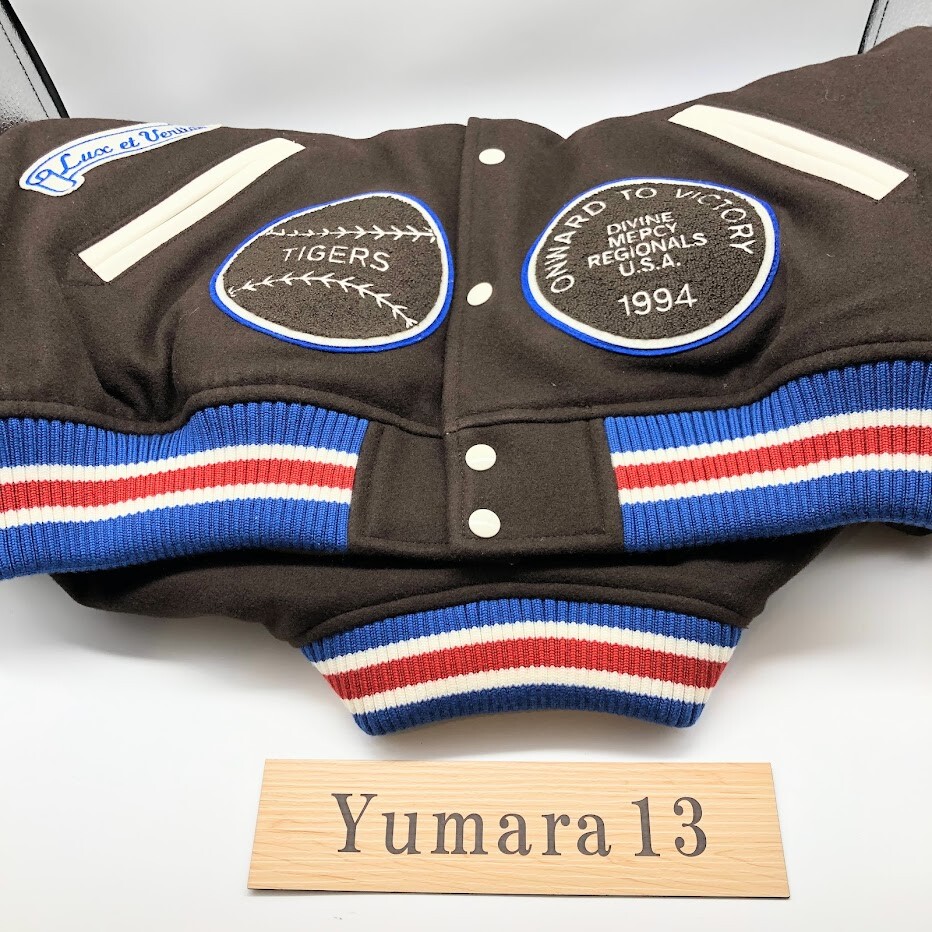 Supreme Tiger Varsity Jacket 2023 Black Brown Orange 3colors Supreme Tiger Varsity Jacket 2023 Black Brown Orange 3colors