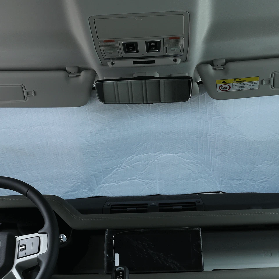 Large Sun Shade Car Windshield Visor For Land Rover Defender 90 110 2020-2021 - Image 4 of 4