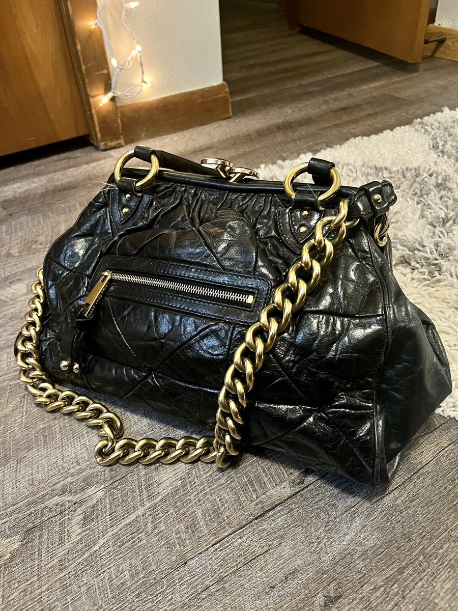 バッグ MARC JACOBS The Stam Bag Black Leather 19600126_44377537_600.jpg