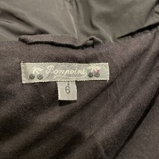 Giacca impermeabile Bonpoint taglia 6 ragazzo ragazza nero bambino