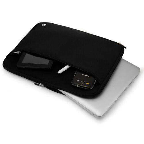 For iPad Pro 12.9 / iPad Pro 11 Black Neoprene Soft Tablet Case Notebook Sleeve - Picture 3 of 7